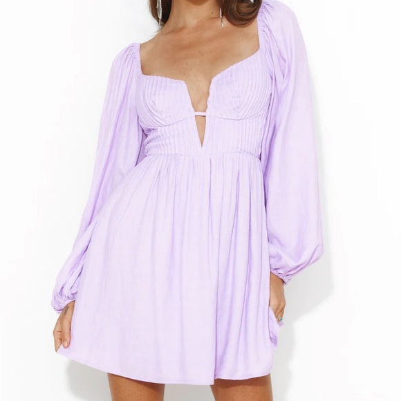 Flirty fun lilac dress - Picture 2 of 2